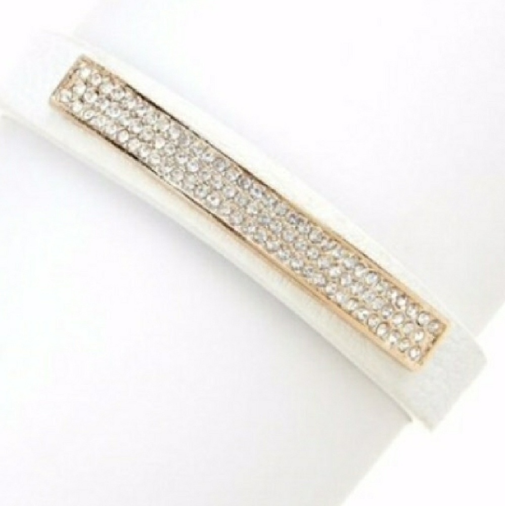faux leather bracelet